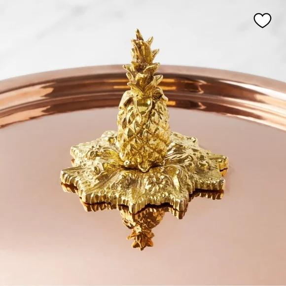 Ruffoni Historia Hammered Copper Stockpot with Pineapple Knob, 7 1/2-Qt - Picture 5 of 16